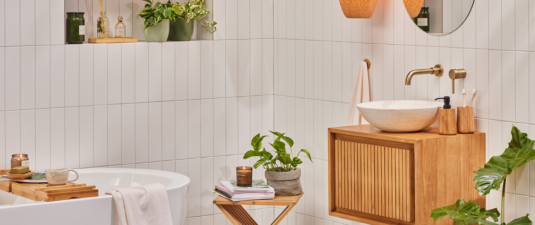 A beautiful day begins in a beautiful bathroom