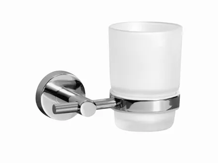 Porte-verre simple Sofia chromé